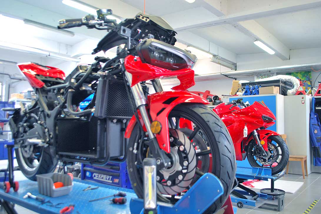 sales of DEVS motorbikes