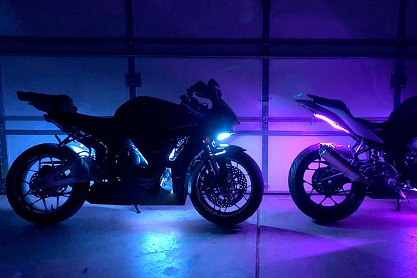 motorcycle LED underbody