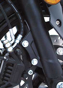 combined brake system and dual calipers for extra safety